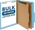 Blue Summit Supplies 30 Letter Size Light Blue Classification Folders, 2 by BlueSummitSupplies