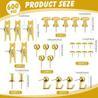 Sawysine 600 Pcs Decorative Push Pins - Image 2