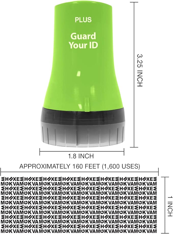 Guard Your ID Wide Advanced Roller 2.0 Identity Theft Prevention Security Stamp - Image 6