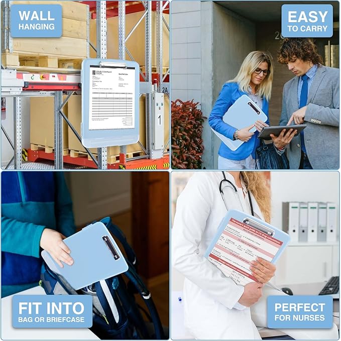 Sooez Clipboards with Storage, High Capacity Clip Boards 8.5x11 with Storage - Image 7