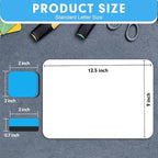 Dry Erase LapBoards, PANDRI 6 Pack Double Sided 12.5 x 9 Inch Whiteboards - Image 2