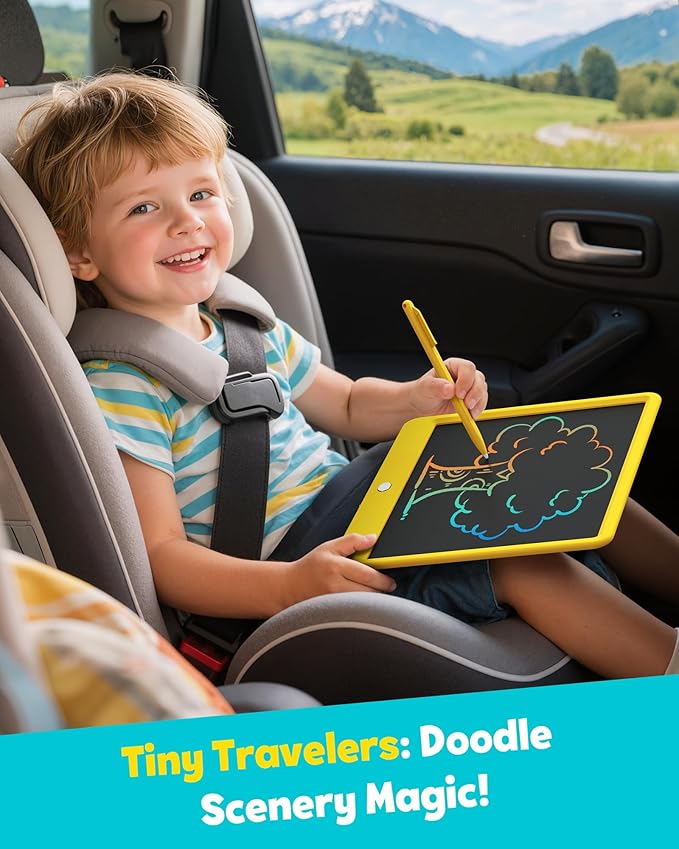 TEKFUN LCD Writing Tablet Doodle Board, 12inch Colorful Drawing Tablet Writing - Image 7