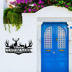 Dyoart Personalized Deer Metal Cabin Sign | Custom Metal Signs Outdoor | Deer - Image 7