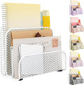 gianotter Mail Organizer Countertop, Metal File Holder by gianotter