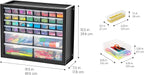 IRIS USA Screw Tool Organizer Small Parts Cabinet, Electronics Hardware Nuts - Image 5