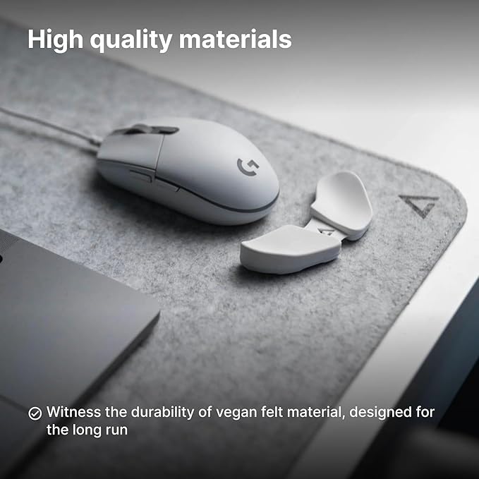 DELTAHUB - Minimalistic Felt Desk Protective Pad, Easy Glide, Long Lasting - Image 3