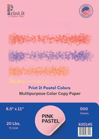 PrintIt Colors Multipurpose Paper, 20 lbs., 8.5" x 11", 500 Sheets/Ream – by Unknown