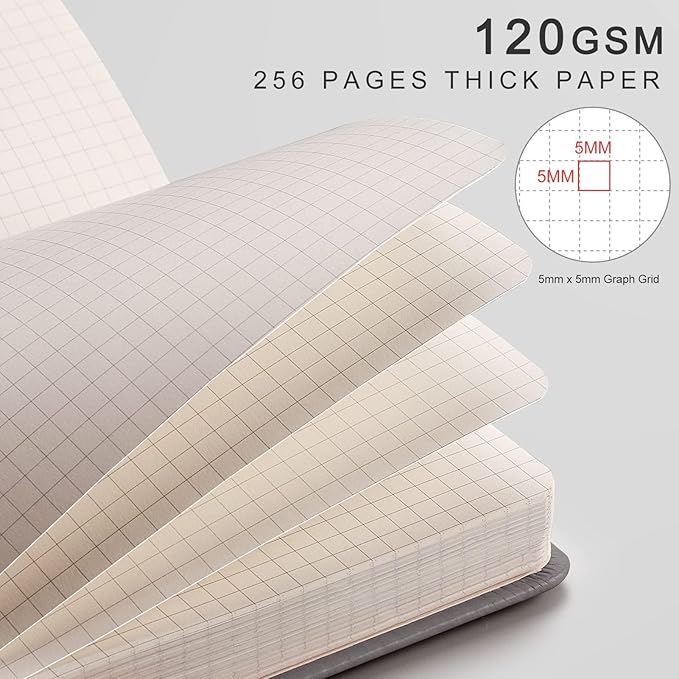 EMSHOI A5 Graph Paper Notebook - Image 3