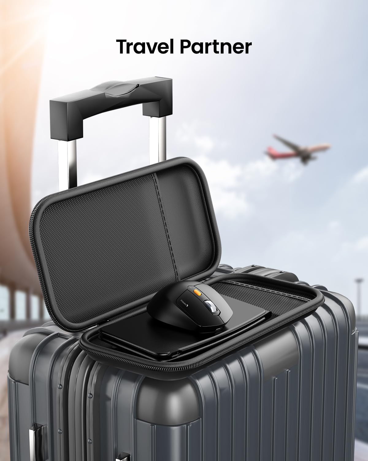 ProtoArc XKM03 Ergonomic Foldable Keyboard Mouse for Business and Travel