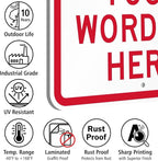 SmartSign 24 x 18 inch Custom “Reserved Parking” Metal Sign - Image 5