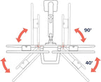 Ergotron – HX Dual Monitor Arm, VESA Desk Mount – - Image 5