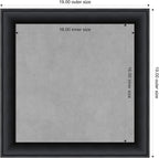 Amanti Art Black Framed Magnetic Board 19x19 Small Vision Board - Image 4