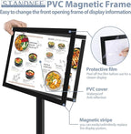 STANDNEE Heavy-duty 8.5x11 in Sign Stand Holder Floor Stand Sign, Poster - Image 3