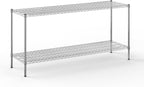 Regal Altair 21" Deep x 72" Wide x 34" Height Wire Shelving Kit | 2-Tier | NSF