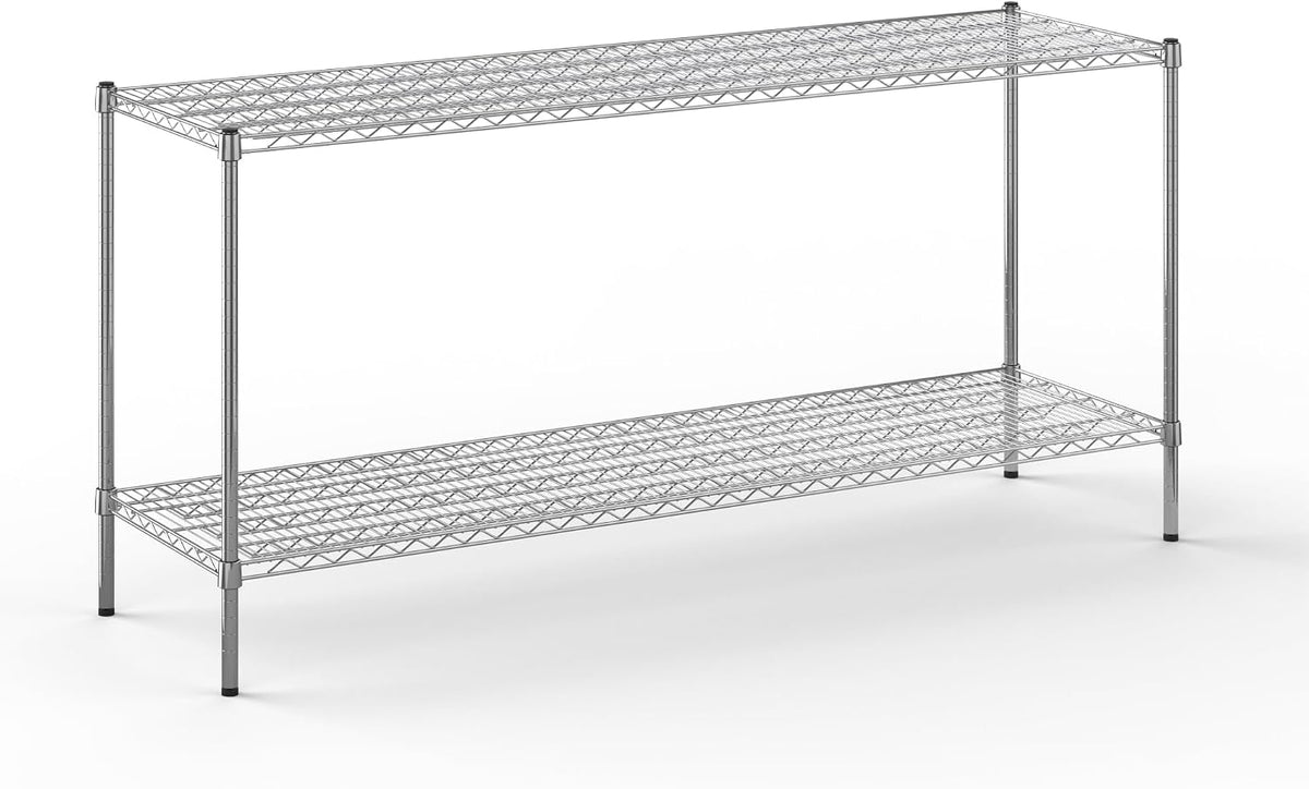 Regal Altair 21" Deep x 72" Wide x 34" Height Wire Shelving Kit | 2-Tier | NSF