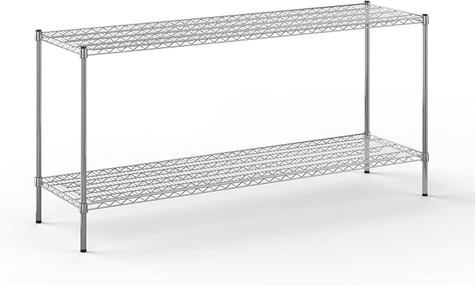 Regal Altair 21" Deep x 72" Wide x 34" Height Wire Shelving Kit | 2-Tier | NSF by Regal+Altair