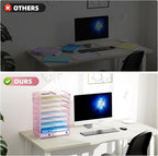 Marbrasse Paper Organizer Letter Tray, 9 Tier Mesh File Organizer - Image 4