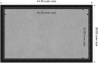 Amanti Art Black Framed Magnetic Board 28x44 Large Vision Board - Image 2