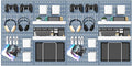 MULSAME Pegboard Combination Kit, 25.2" x 50.4" Wall Mounted Storage Set by MULSAME