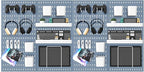 MULSAME Pegboard Combination Kit, 25.2" x 50.4" Wall Mounted Storage Set by MULSAME