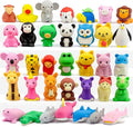 Gomimeor 35 Pcs Animal Erasers for Kids, Pencil Erasers Bulk, Cute Animal by GOMIMEOR