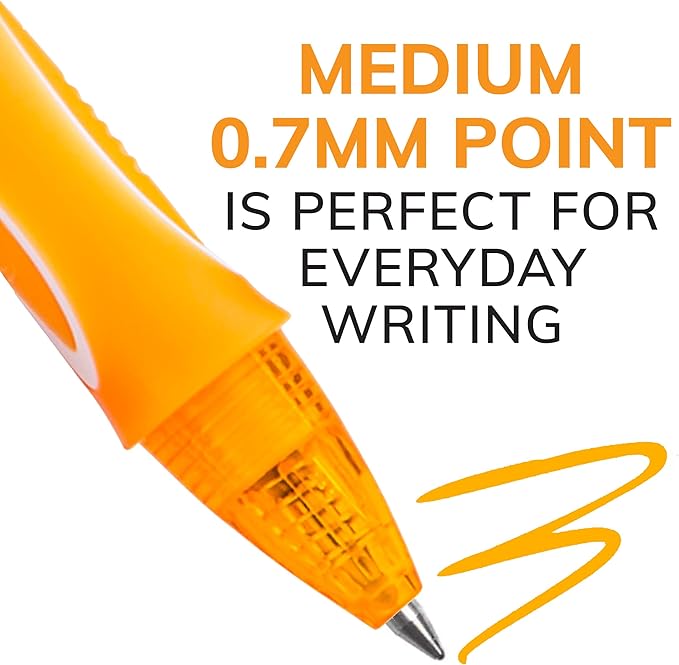 BIC Gelocity Quick Dry Assorted Colors Gel Pens, Medium Point, 3-Count Pack - Image 2