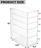 Prsildan Acrylic Drawer Makeup Organizer - Image 3