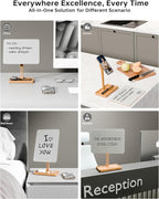 YEOUX Premium Desktop Glass Whiteboard & Magnetic Phone Stand 2-in-1 | 360° - Image 6