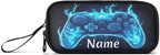 BOENLE Custom Joystick Gamepad Blue Flame Pencil Case Box Boys Girls - Image 8