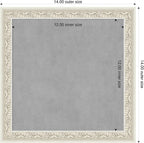 Amanti Art Silver Framed Magnetic Board 14x14 X-Small Vision Board - Image 2