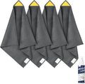 loukin 4 Pack Magnetic Whiteboard Cleaning Cloth, Dry Erase Cleaning Cloth by LOUKIN