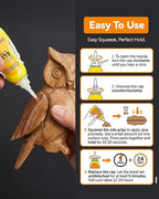 LEENEXUS Super Glue Gel Precision Control, 5ML【Dual Molecular Interlock】 Clear - Image 8