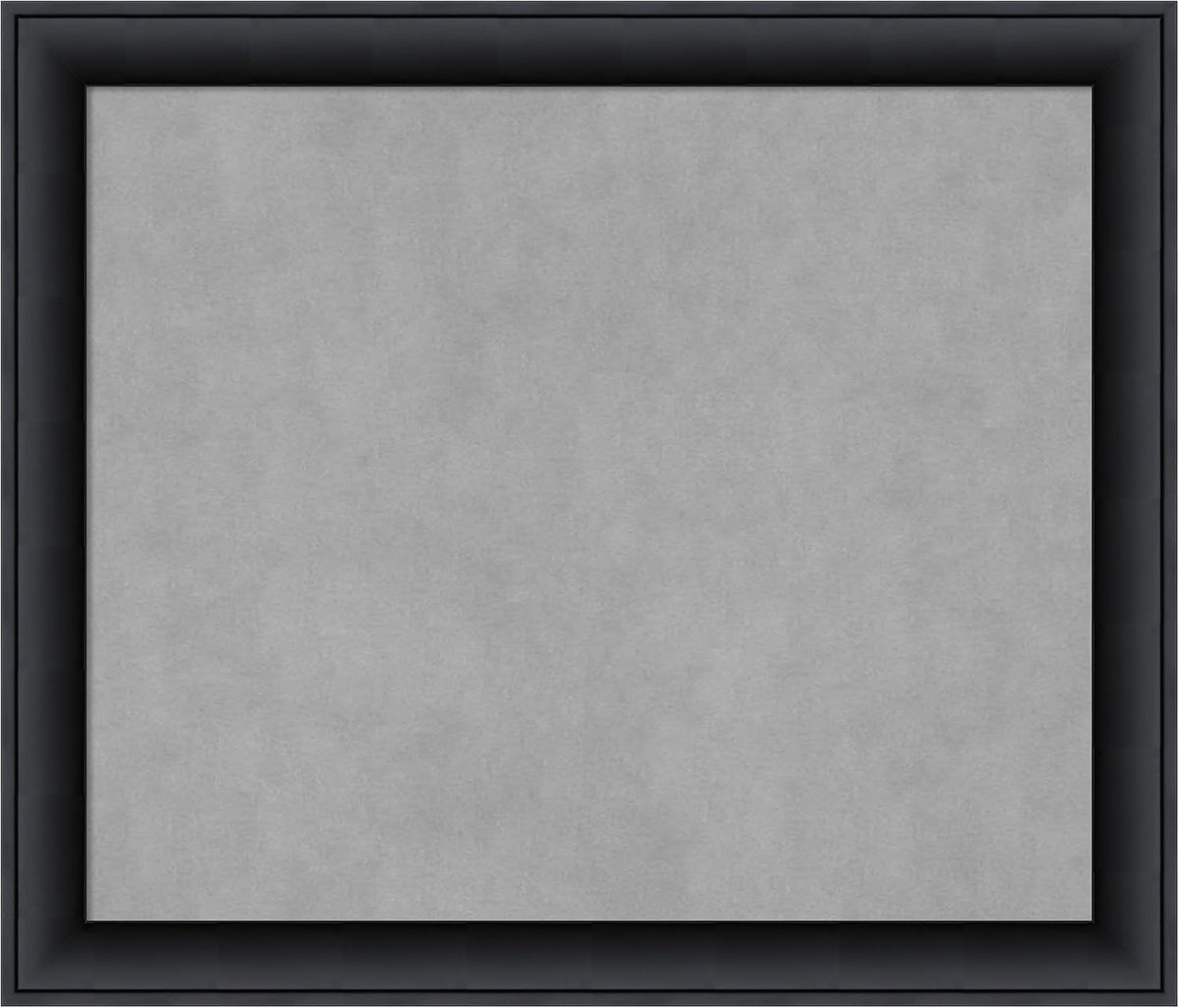 Amanti Art Black Framed Magnetic Board 23x27 Medium Vision Board