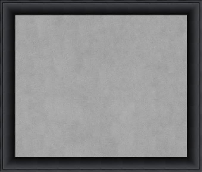 Amanti Art Black Framed Magnetic Board 23x27 Medium Vision Board by AmantiArt