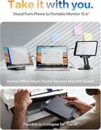 LISEN for iPad Stand Tablet Holder for Desk, Cool Home Office Desk Accessories - Image 4