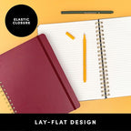 PAPERAGE Lined Spiral Journal Notebook, 160 Pages, Large B5 Hardcover Journal - Image 3