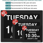 American Lifetime New 2026 Dementia Clock Large - Image 3