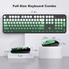 MOFII Wireless Keyboard and Mouse Combo, Full Size 2.4G Plug and Play - Image 7