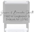 Custom Address Stamp Personalized Self Inking Stamps Custom Return Address by Stampi
