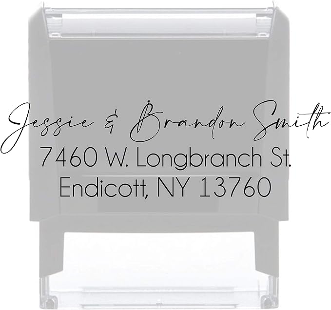 Custom Address Stamp Personalized Self Inking Stamps Custom Return Address by Stampi