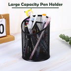 MINDEPOT 2 Pack Mesh Pencil Holder Pen Cup - Image 5
