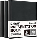 Dunwell Presentation Binder 24-Pocket, Displays 48 Pages, 8.5x11 Portfolio by Dunwell