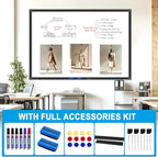 H-Qprobd 60"x40" White Board for Wall Large Magnetic Dry Erase Board - Image 6