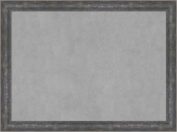 Amanti Art Grey Framed Magnetic Board 23x31 Medium Vision Board by AmantiArt