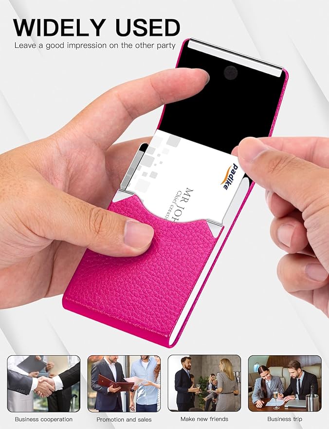 Padike PU Leather Business Card Holder - Image 5