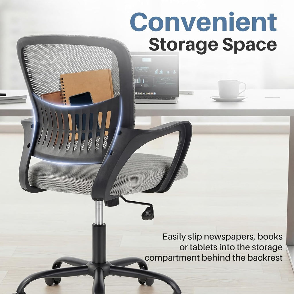 dumos home office chair, ergonomic lumbar support desk, package contents