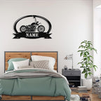 Custom Motorcycle Metal Sign Personalized Biker Name Signs Custom Garage - Image 3