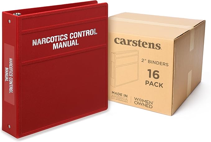 Carstens 2-Inch Heavy Duty Round Ring Binder by Carstens