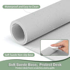 Boutilon Leather Desk Pad Protector, Non-Slip Mouse Pad, Laptop Desk Pad - Image 4