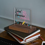School Librarian Gifts, Thank You Desk Sign - Image 2